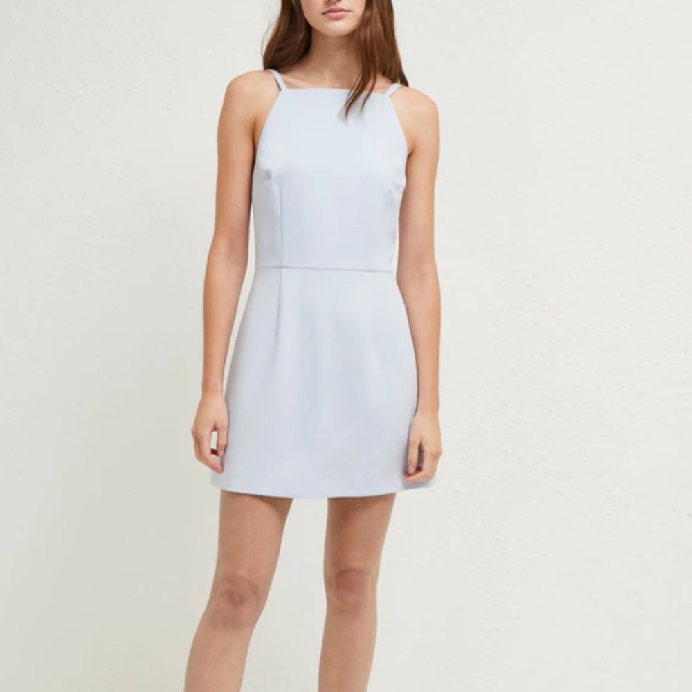 French Connection Whisper Light Square Neck Dress
